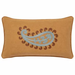 Housse de coussin réversible Siena | Ocre