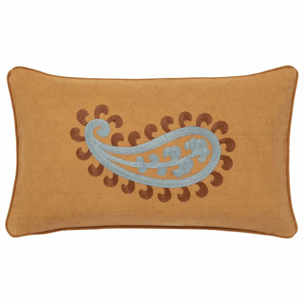 Housse de coussin réversible Siena | Ocre