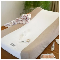 Housse de matelas à langer Sofalange | Argile