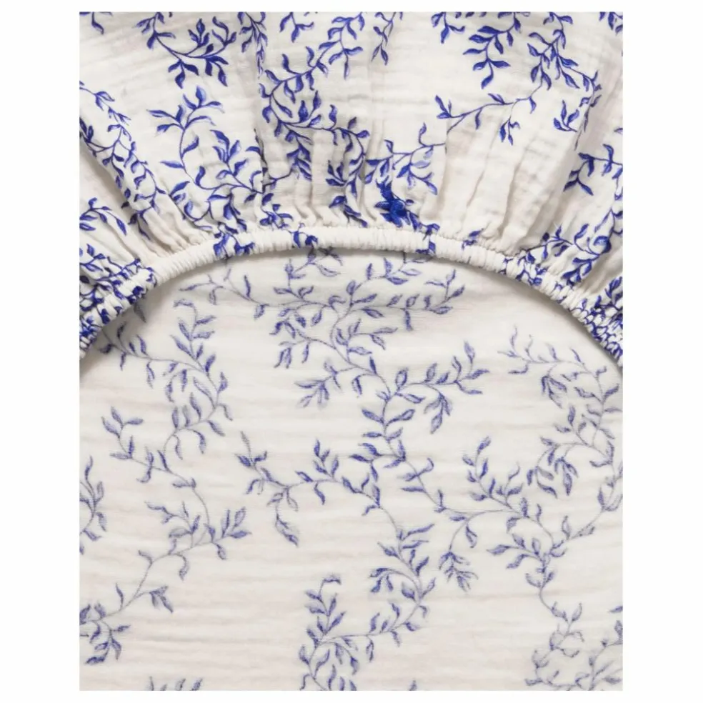 Housse de matelas à langer Jardim | Cobalt