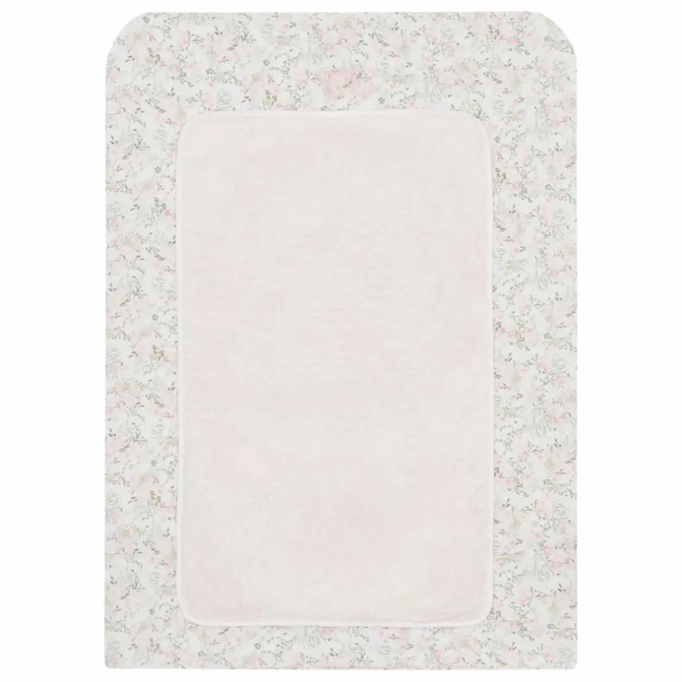 Housse de matelas à langer Jardin Hivernal | Rose
