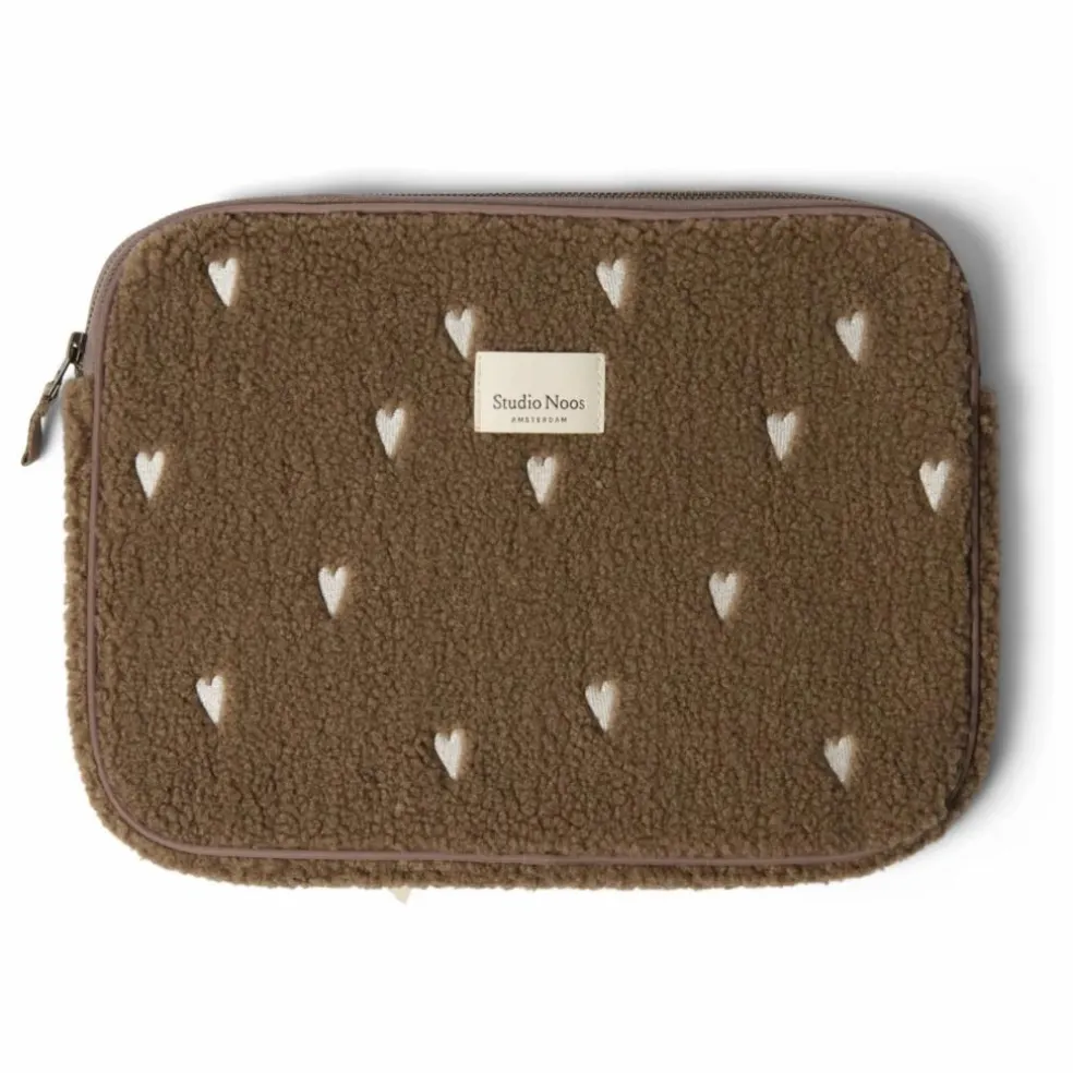 Housse d'ordinateur Hearts | Marron