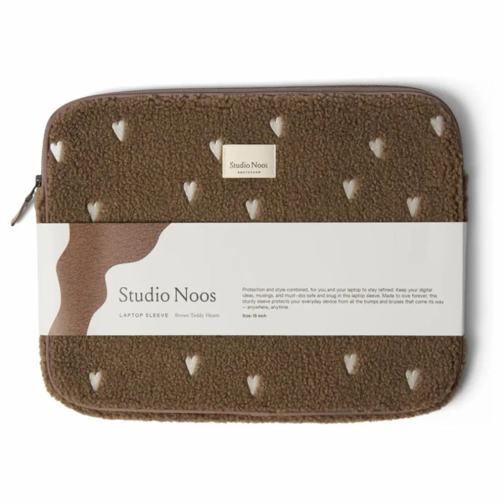Housse d'ordinateur Hearts | Marron