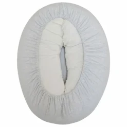 Housse pour nid bébé en coton bio | Gris chiné
