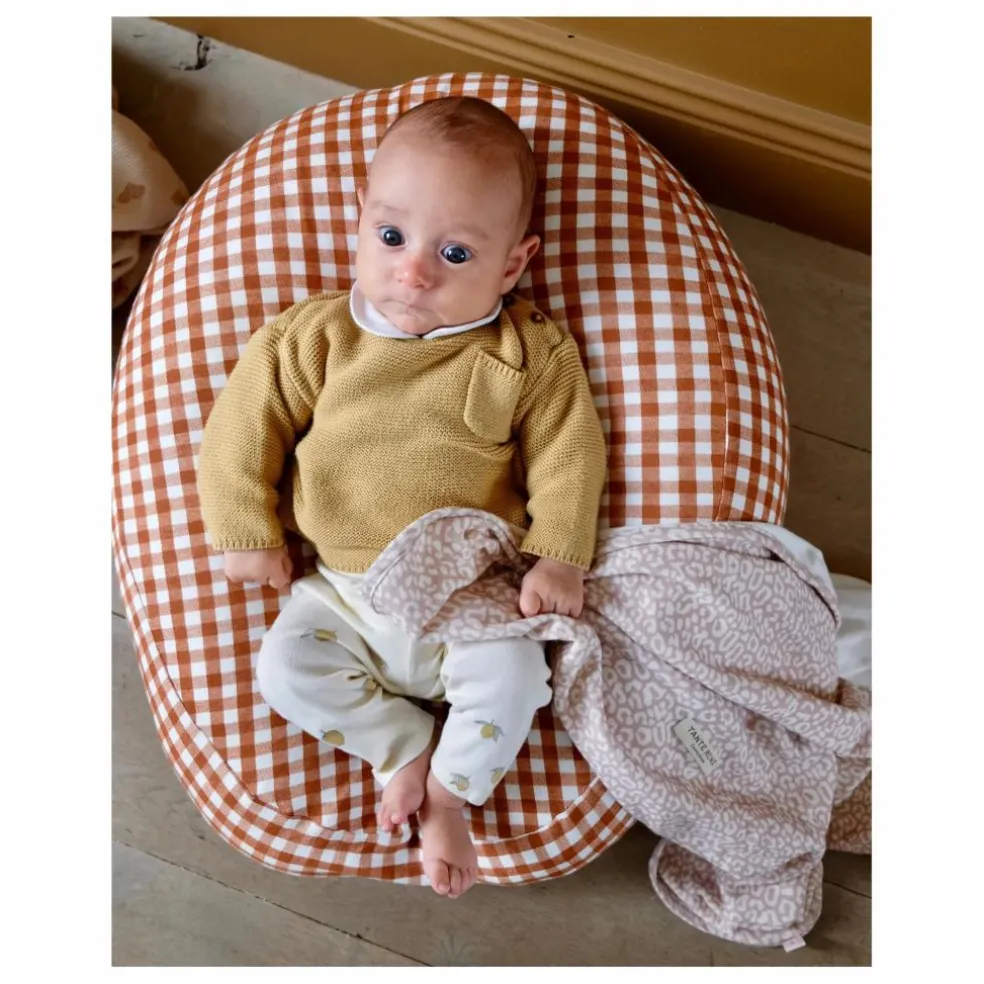 Housse pour nid bébé multi-usage Vichy | Caramel