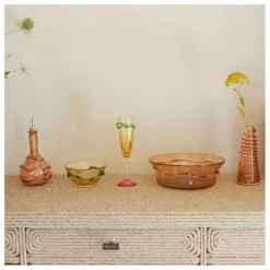 Huilier en verre Roméo | Rose