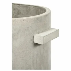 Jardinière Oval en béton | Gris