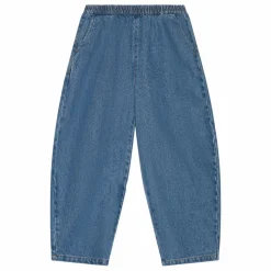 Jean Balloon Brodé Gianna | Bleu jean