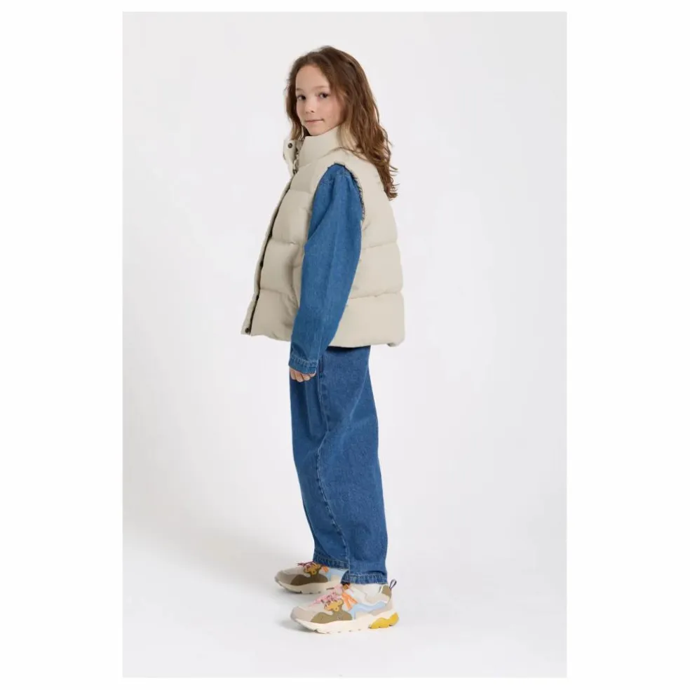 Jean Balloon Brodé Gianna | Bleu jean