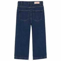 Jean Cerises Brodées | Bleu marine