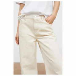 Jean Crop Taylor Coton Bio | Ecru