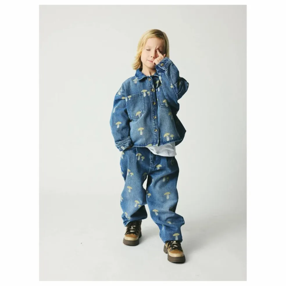 Jean Dorethy Champignons Coton Bio | Denim