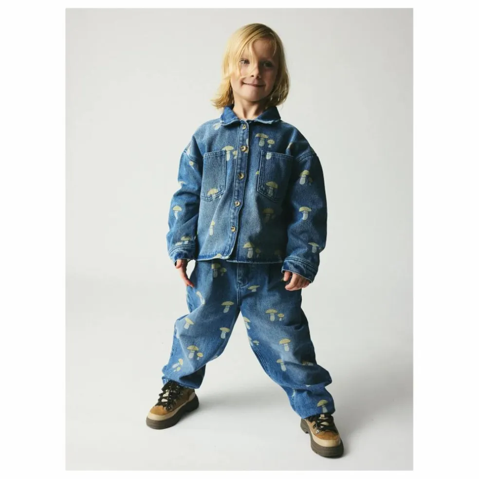 Jean Dorethy Champignons Coton Bio | Denim