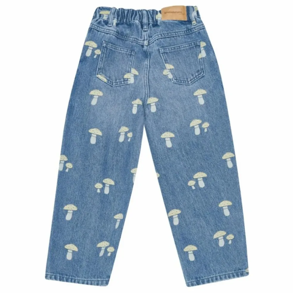 Jean Dorethy Champignons Coton Bio | Denim