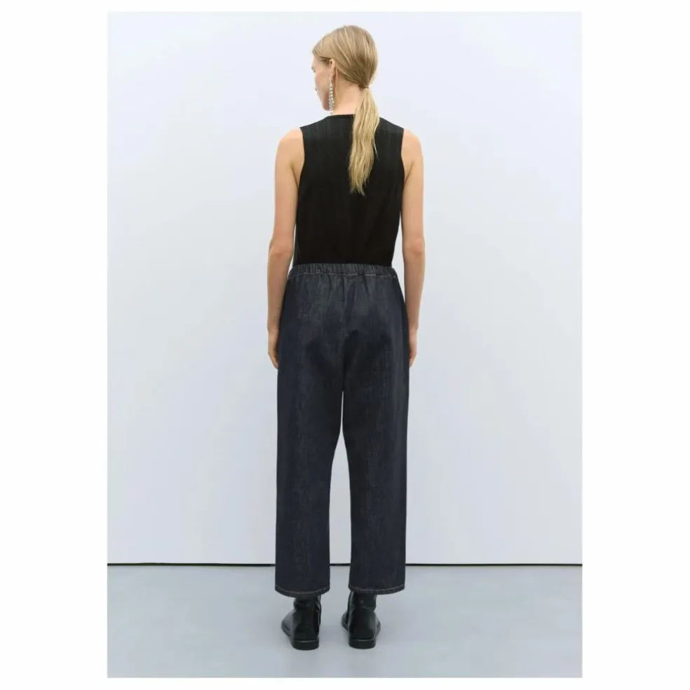 Jean Elastiqué Relaxed Coton Bio | Noir