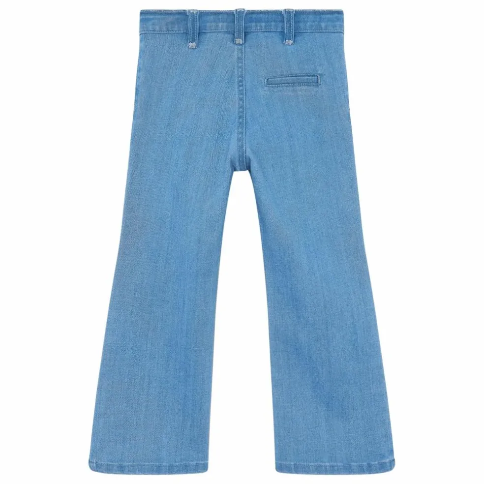 Jean Flare Brodé | Bleu