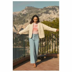 Jean Flare en Coton Bio | Denim bleached