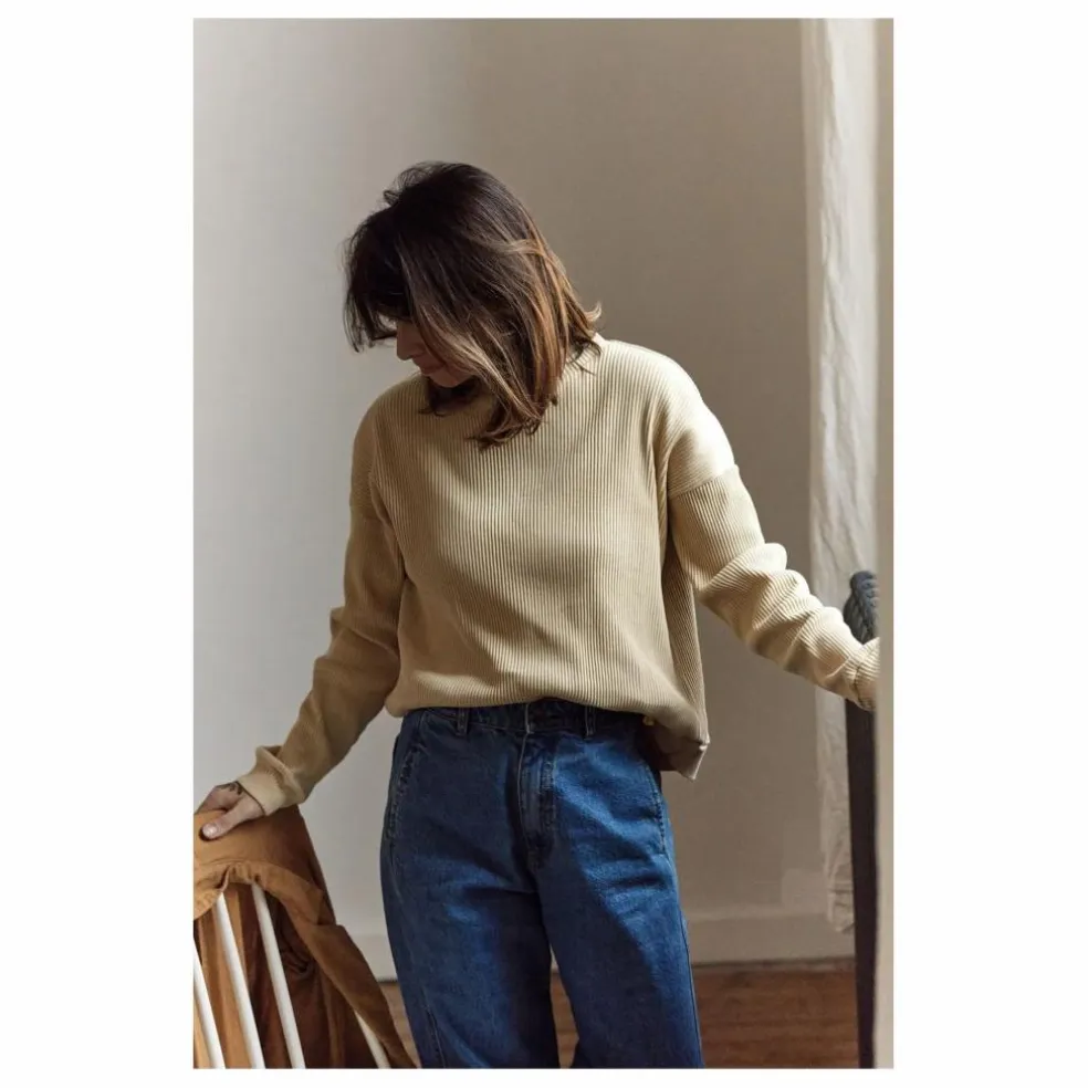 Jean Gentiane Coton Bio - Collection Femme | Bleu