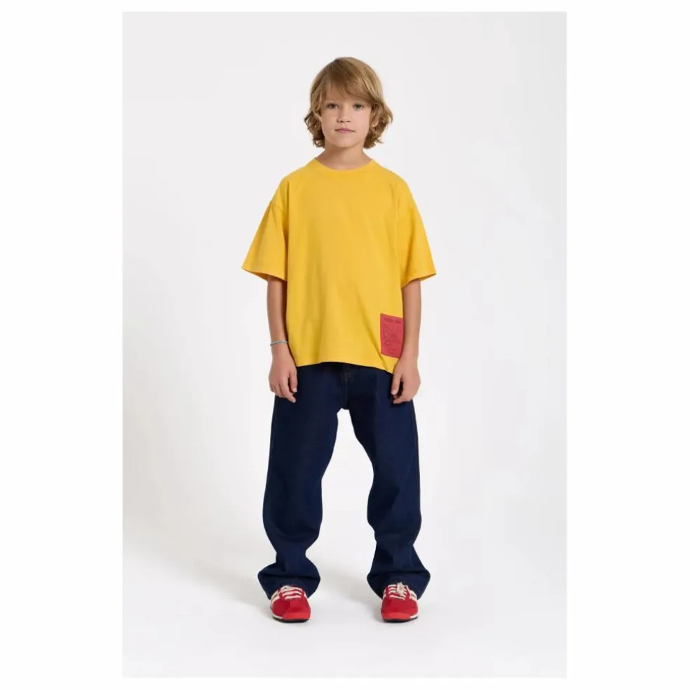 Jean Large Hank | Denim brut