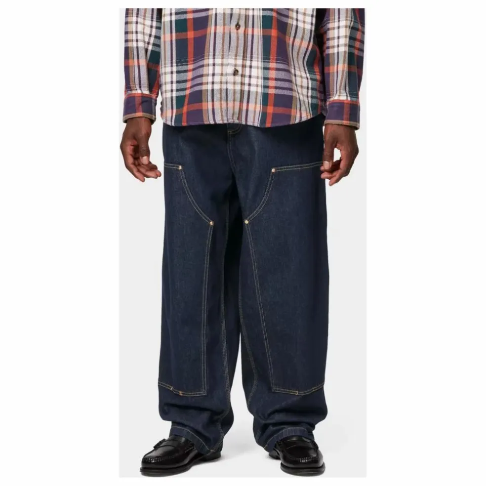 Jean Large Nash Double Knee | Denim brut