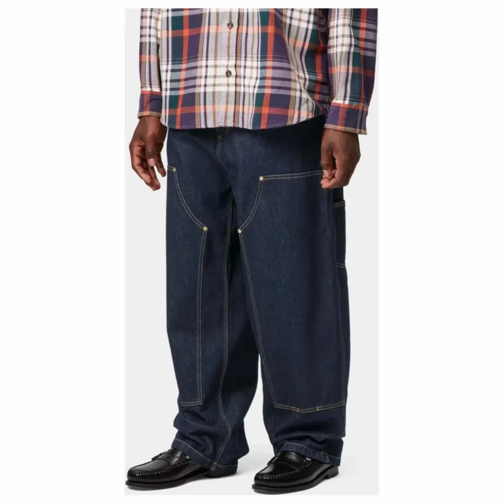 Jean Large Nash Double Knee | Denim brut