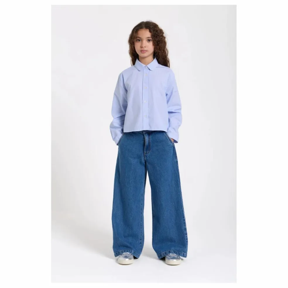 Jean Large Paloma | Bleu jean