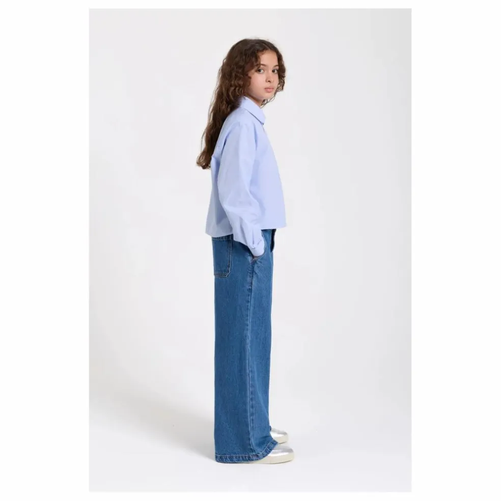 Jean Large Paloma | Bleu jean