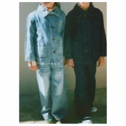 Jean Large Surpiqûres | Denim brut