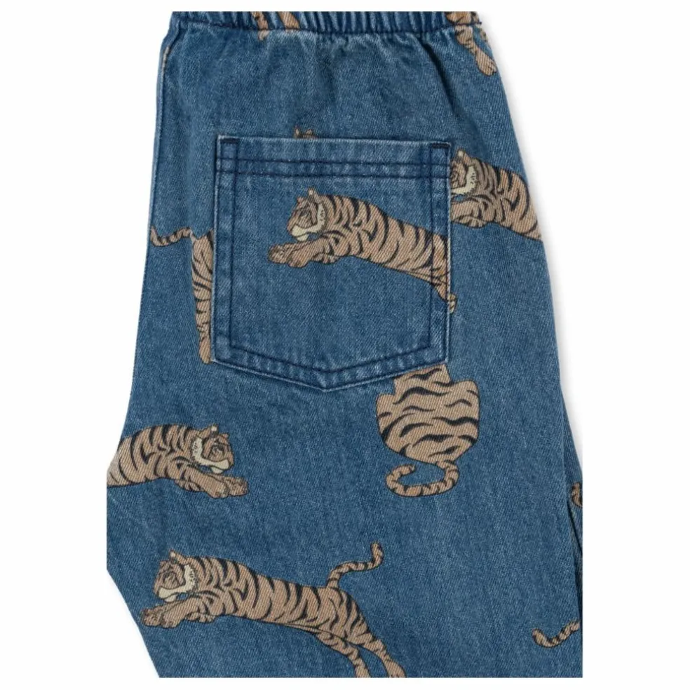 Jean Magot Tigres Coton Bio | Bleu