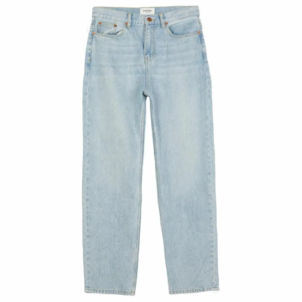 Jean Taille Haute Cher | Denim bleached