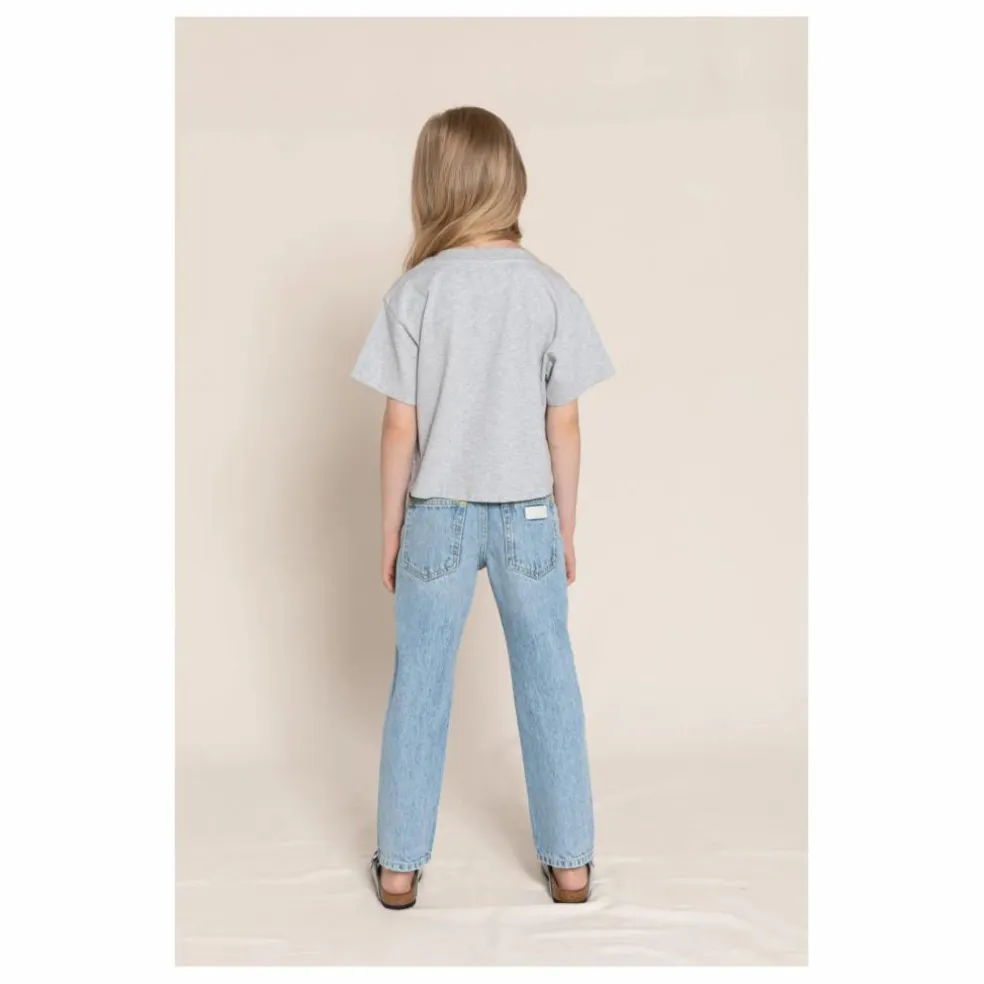 Jean Taille Haute Cher | Denim bleached