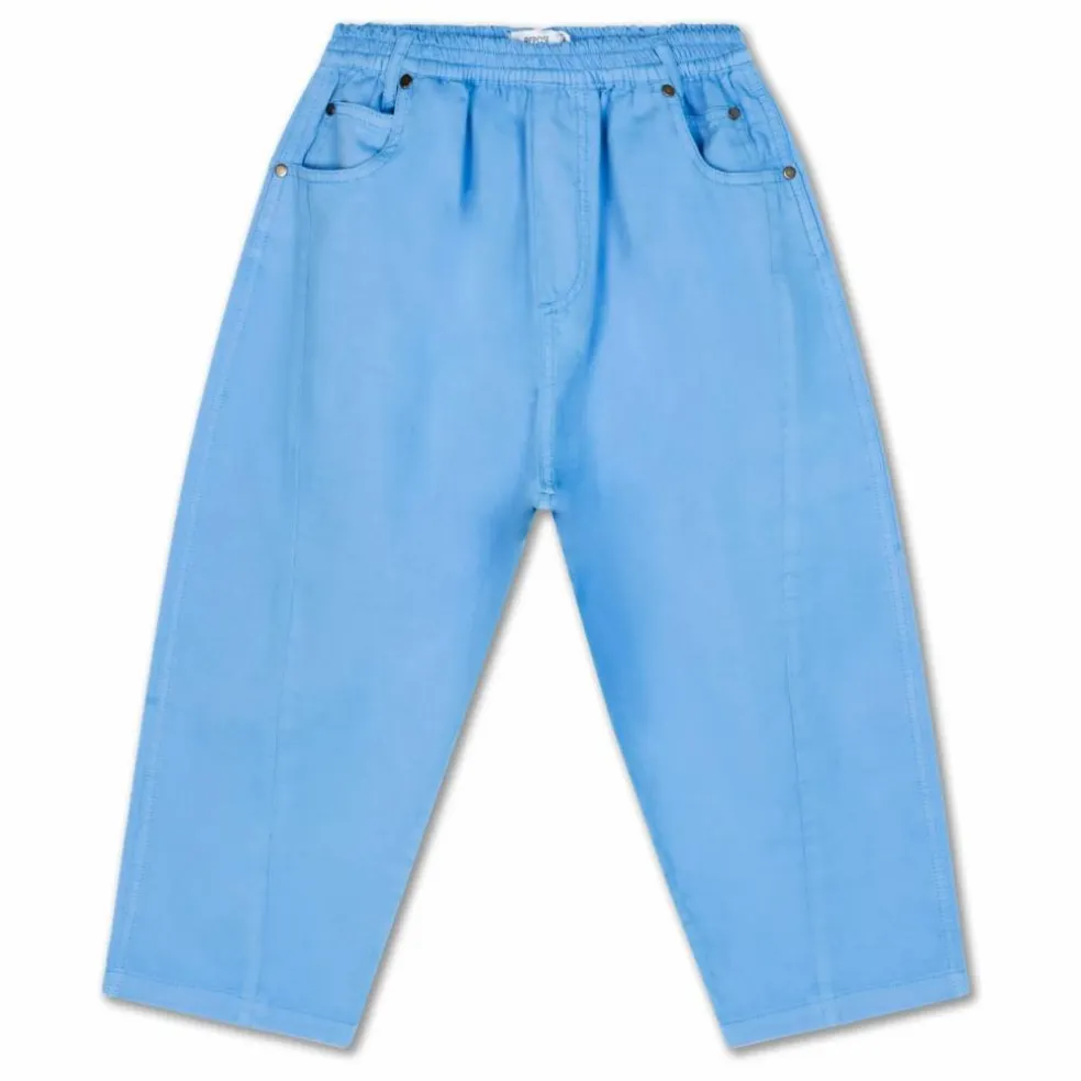 Jean Wide Coton Bio | Bleu azur