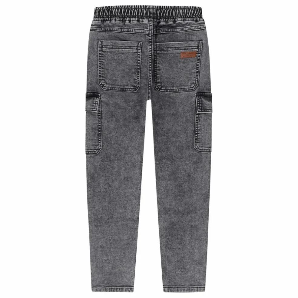 Jeans Cargo Jaro | Denim gris