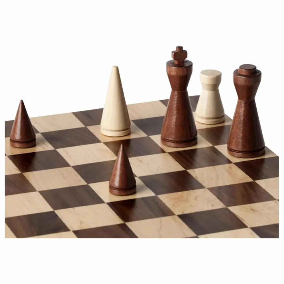 Jeu d'échecs en bois