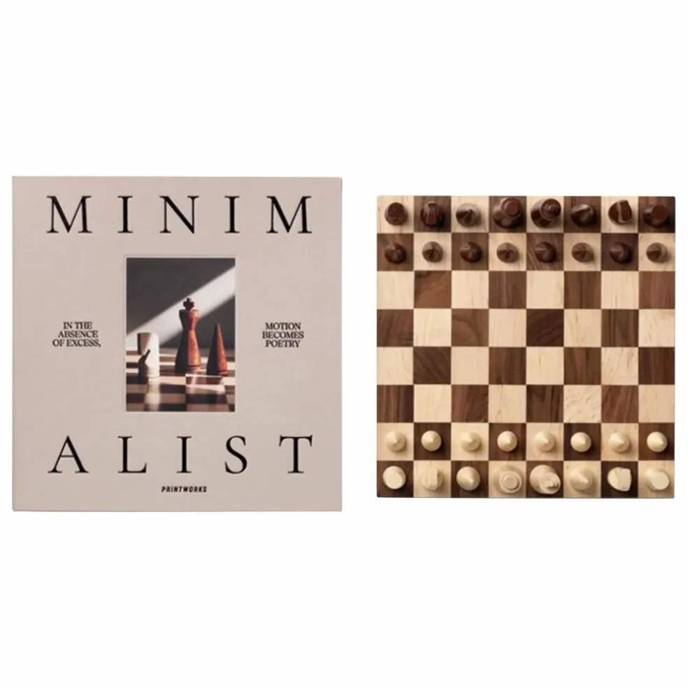 Jeu d'échecs en bois