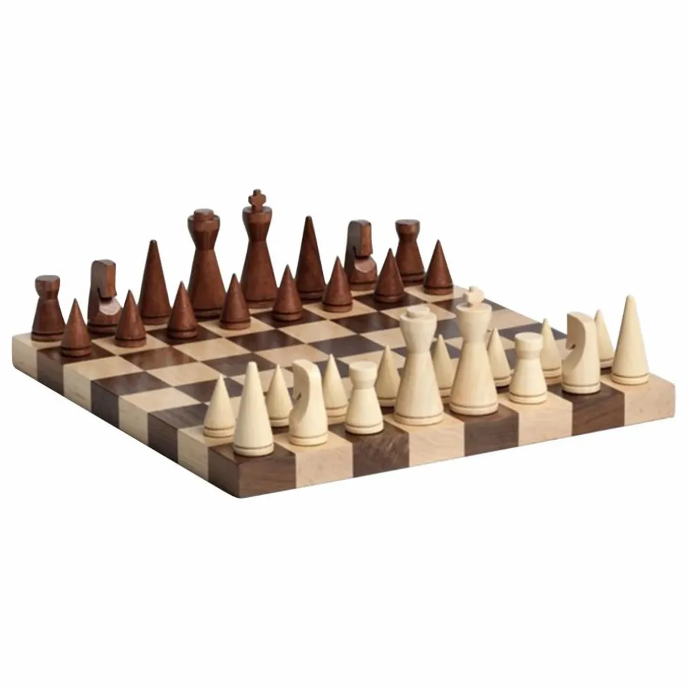 Jeu d'échecs en bois