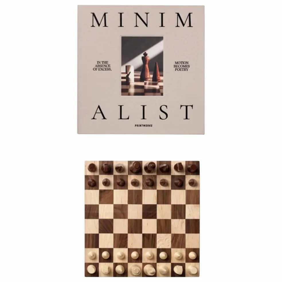 Jeu d'échecs en bois
