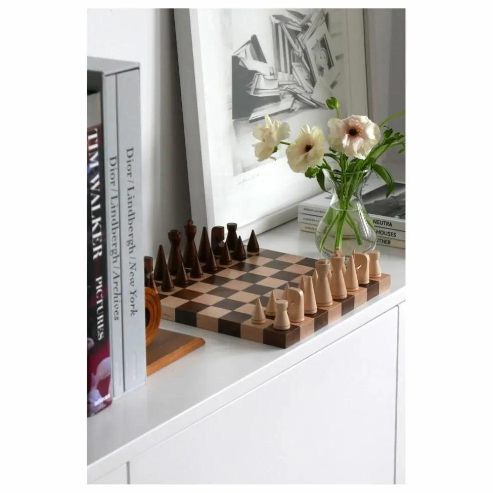 Jeu d'échecs en bois
