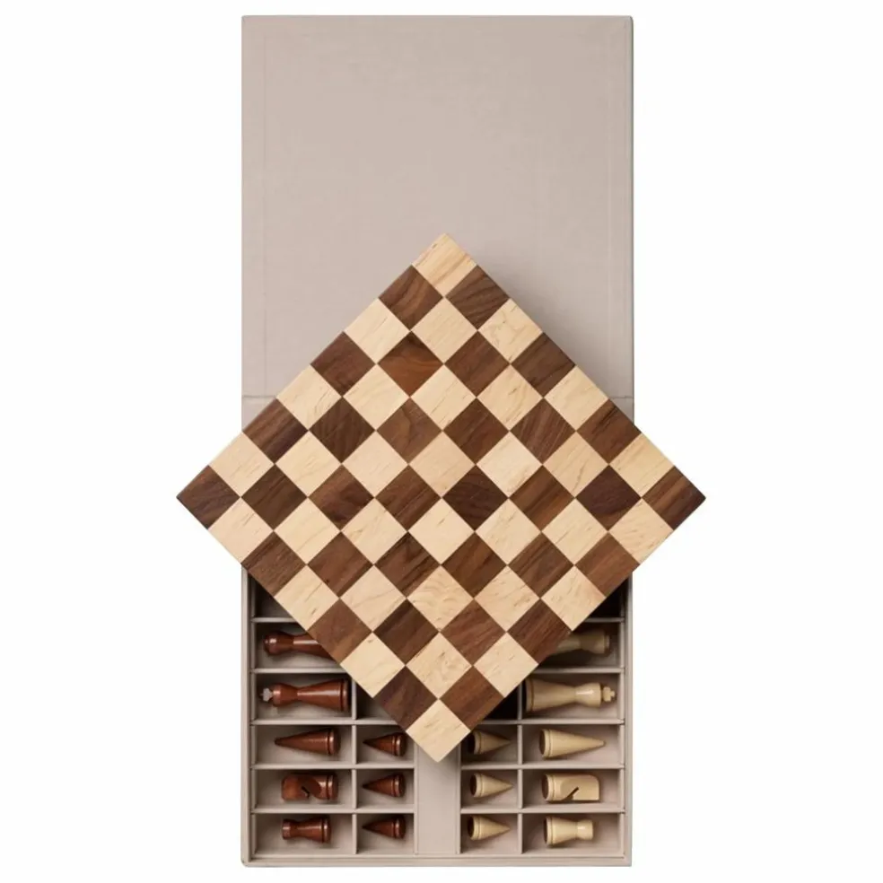 Jeu d'échecs en bois