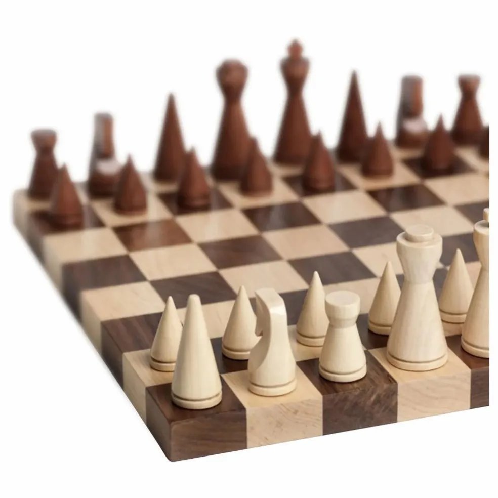 Jeu d'échecs en bois