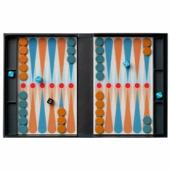 Jeu de Backgammon | Gris foncé