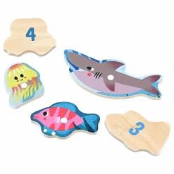Jeu de pêche à la ligne magnétique Les Océans