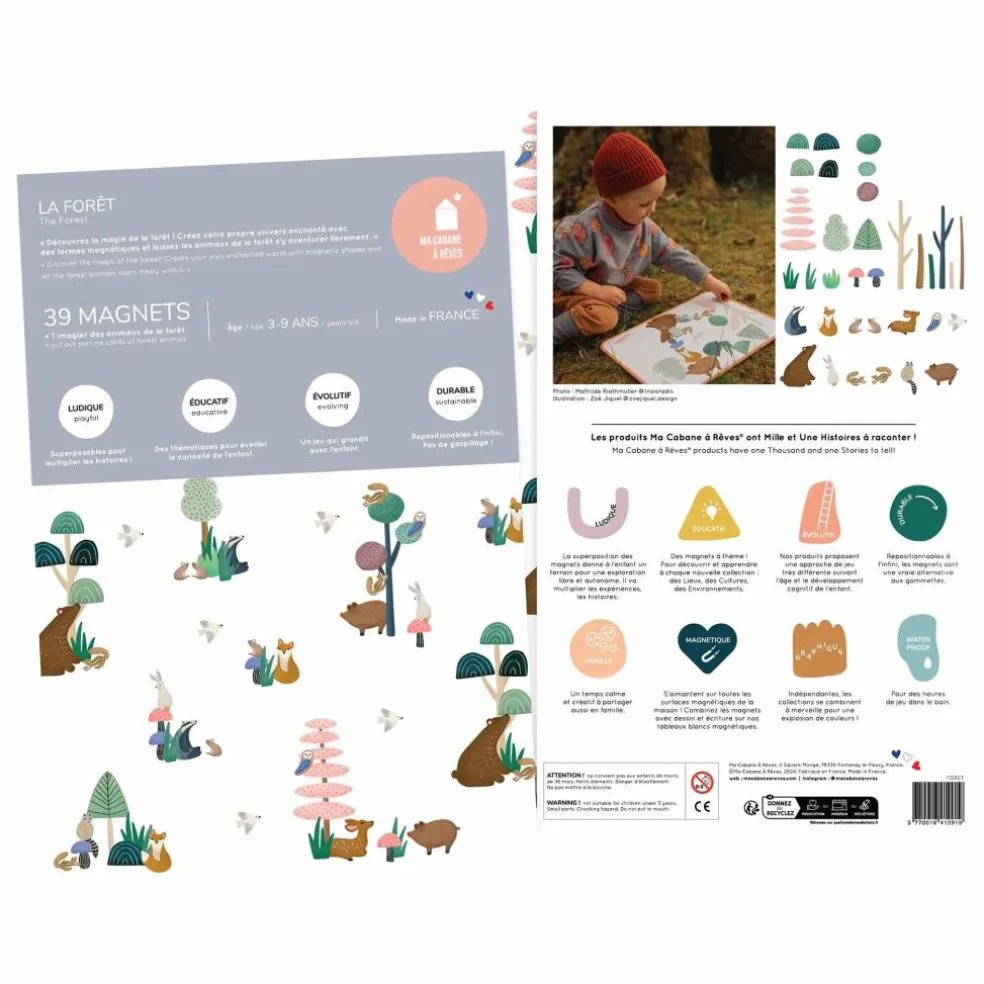 Jeu magnétique Animaux Forêt