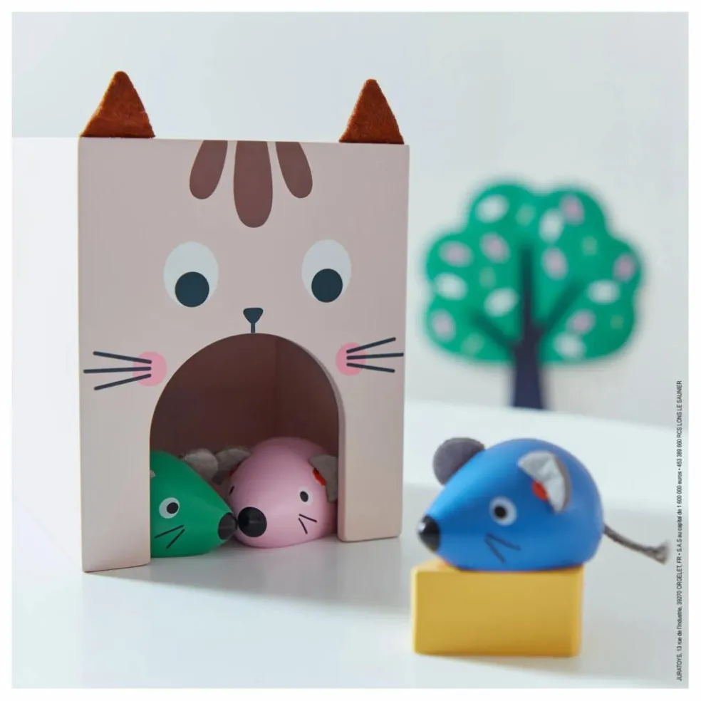 Jeu se repérer dans l'espace - Chat et souris