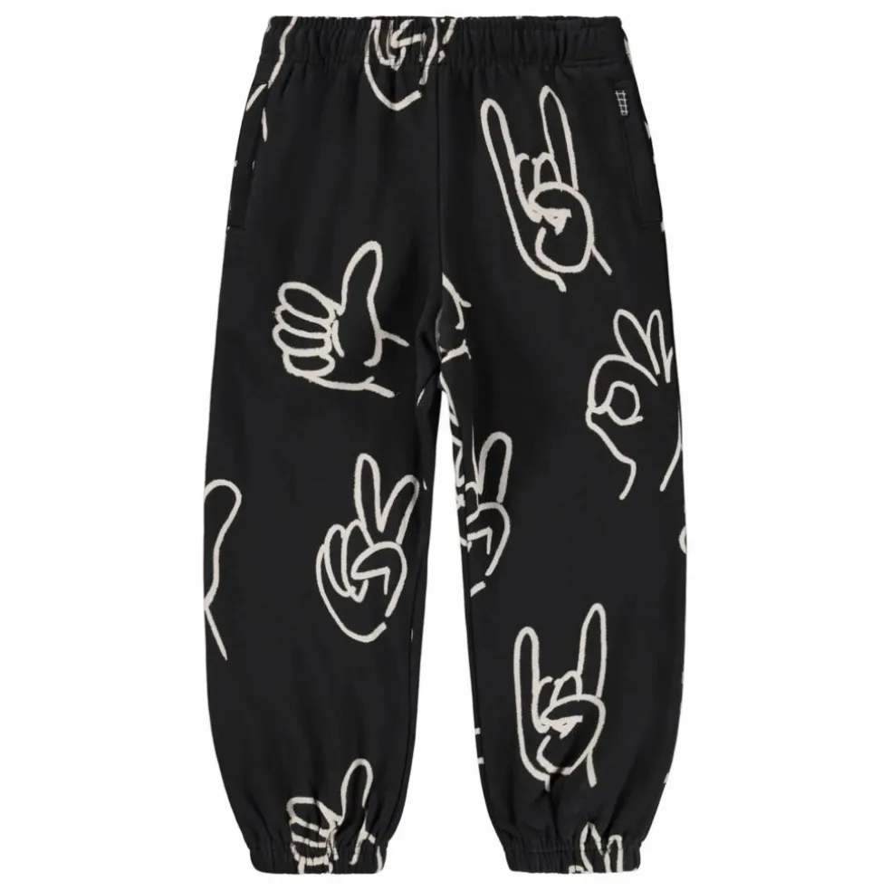 Jogger Adan Hands Coton Bio | Noir