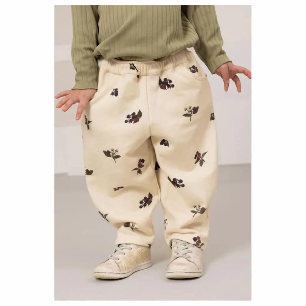 Jogger Carrot Mûres Coton Bio | Ecru