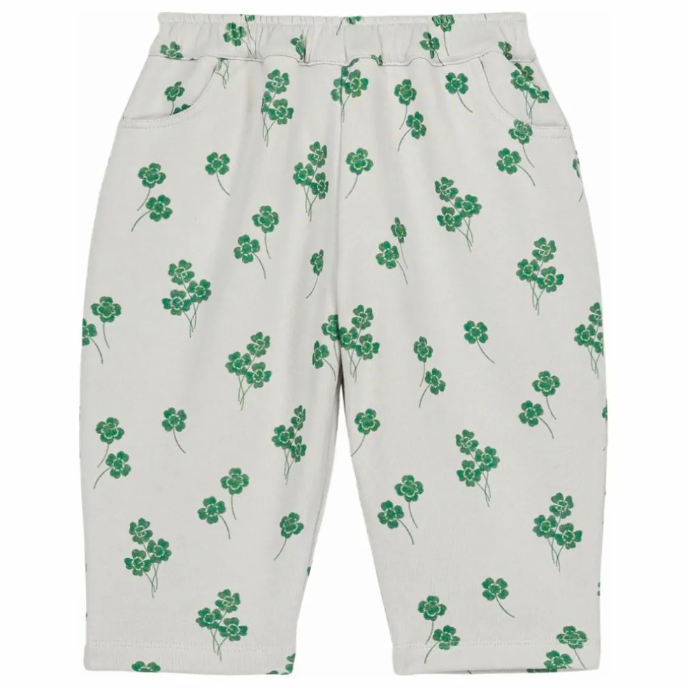 Jogger Carrot Trèfles Coton Bio | Gris