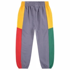 Jogger Colorblock Coton Bio | Mauve