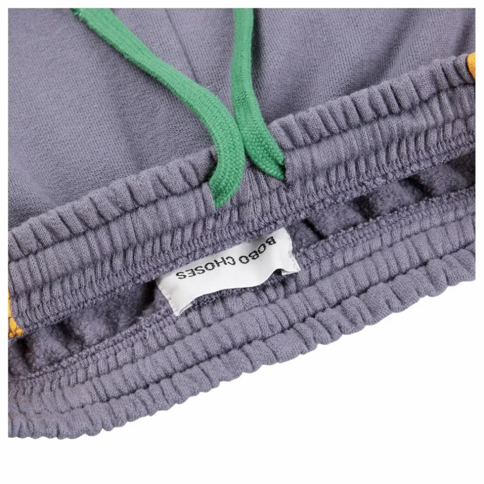 Jogger Colorblock Coton Bio | Mauve