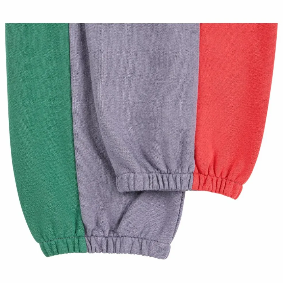 Jogger Colorblock Coton Bio | Mauve